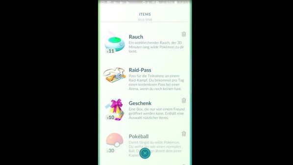 In Pokémon GO gibt es zahlreiche nützliche Items. Wir erklären sie euch alle und sagen, wie ihr sie bekommt.