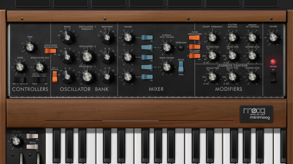 Moog Minimoog Type D synthesizer. 