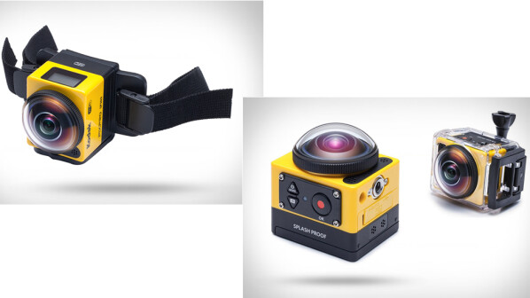 Die Kodak SP360 bietet beeindruckende Weitwinkel-Aufnahmen.
