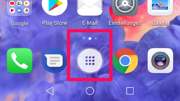 Auf dem Huawei P20 (Pro) lässt sich wahlweise ein App-Drawer aktivieren.