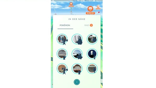 Der Radar gibt euch Auskunft, wo ihr welche Pokémon finden könnt. Eine nützliche Funktion, die euch die Jagd erleichtert.