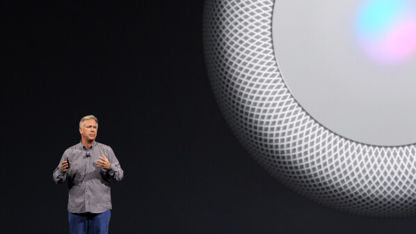Apple-Manager Phil Schiller enthüllte den HomePod erstmalig auf der WWDC 2017.