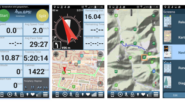 Running GPS Trainer UV Pro supports you at runtime and compiles a large number of reports.