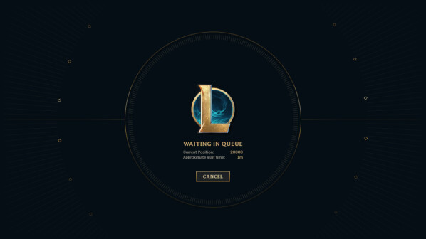 In League of  Legends, there is a problem with the server connection.