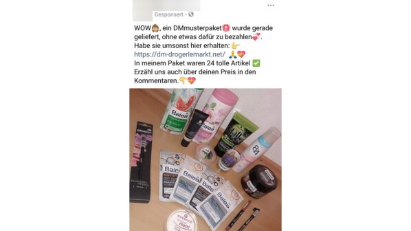 Die Beiträge der angeblichen Produkttester von dm-Produkten können variieren.