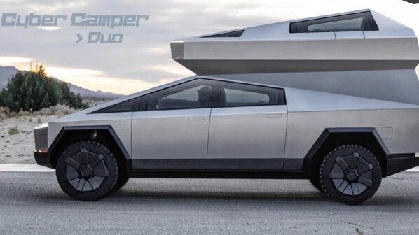 Tesla Cybertruck can indeed be used as the basis for off-road RVs. Two traveler versions in the picture.