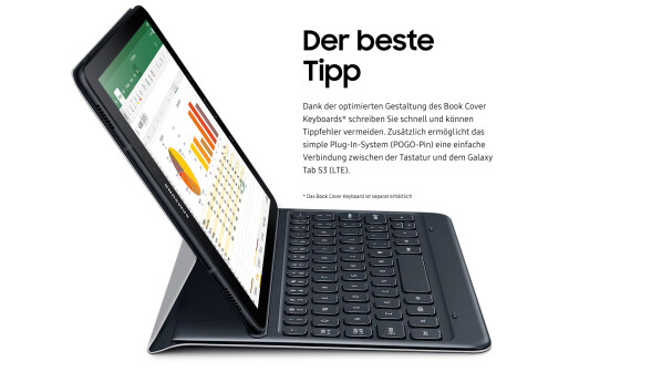 Das so genannte Book Cover Keyboard gab es zum Marktstart kostenlos dazu.