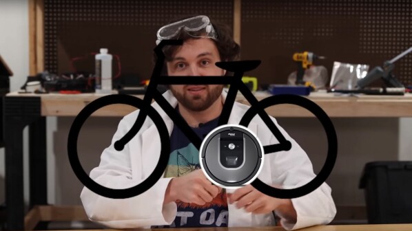 At the beginning of his project, Roomba bikes looked promising.