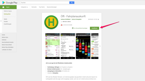 Die beliebte App zur Fahrplanauskunft ist wieder zurück im Google Play Store.