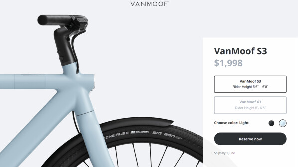 VanMoof S3 is coming soon! And it is obviously cheaper than its predecessor. 