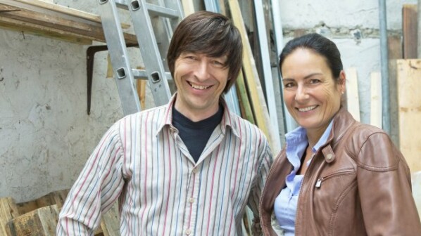 Architekt John Kosmalla und Manuela Reibold-Rolinger, Fachanwältin für Baurecht sind "Die Bauretter"