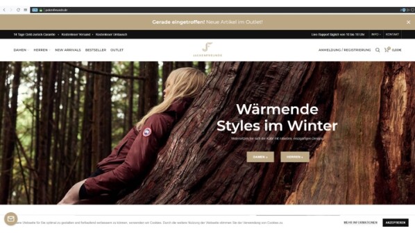 Ist "jackenfreunde.de" ein Fake-Shop?