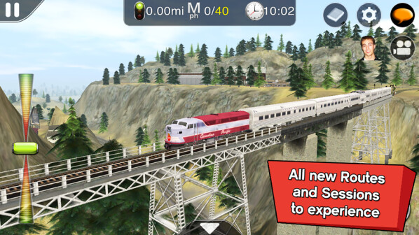 You will be the train driver of Trainz Driver 2.