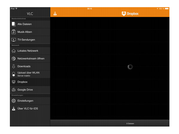 Der VLC media player streamt seit der Version 2.2 auch Filme und Videos aus der Dropbox und hat Google Drive eingebunden.