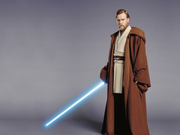 Ewan McGregor as Obi-Wan Kenobi.