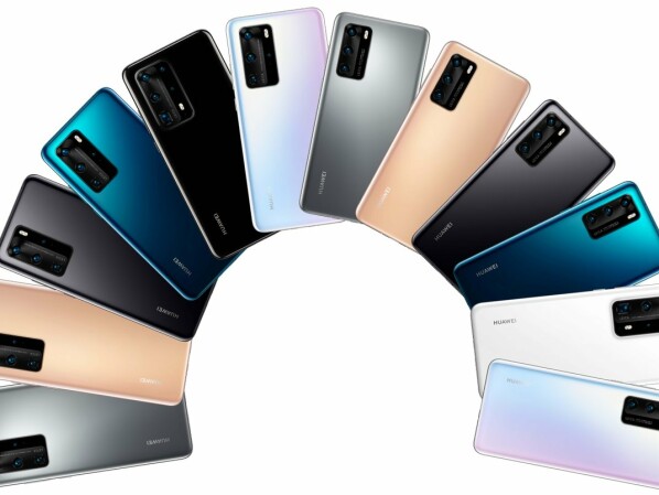 Huawei P40 models come in different colors.