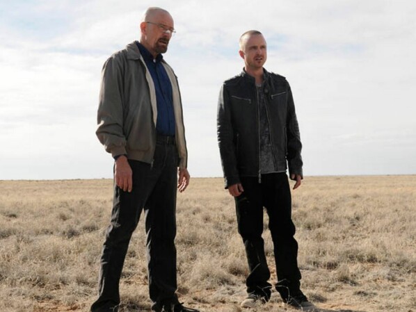   Breaking Bad: The stars of the series meet for the meeting. 