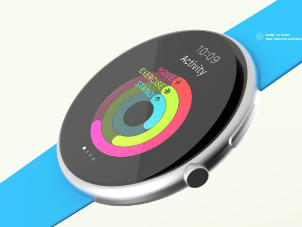   This could be an Apple Watch 4 with a round display. 