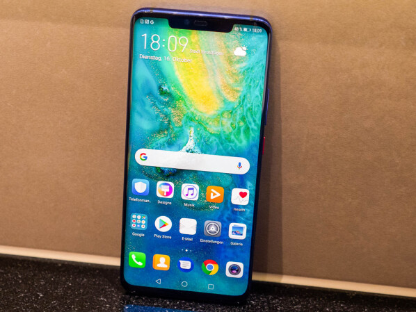 The Huawei Mate 20 Pro receives a first firmware update.