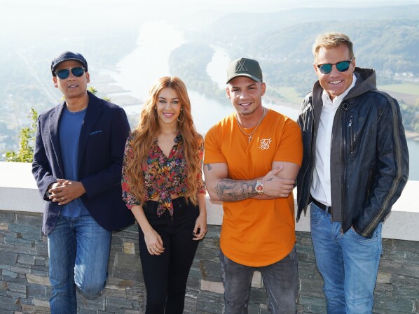 Das ist die neue DSDS-Jury: V.l.: Xavier Naidoo, Oana Nechiti, Pietro Lombardi und Dieter Bohlen