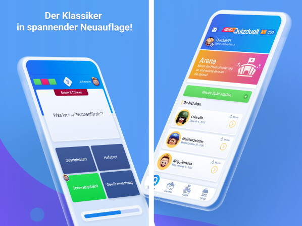 The new quiz duel is now available in Germany.