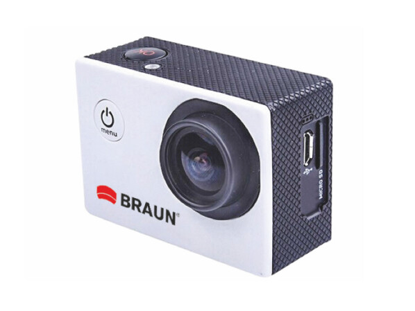 Die PAXI young-Actioncam von Braun ist ein günstiger GoPro-Klon.