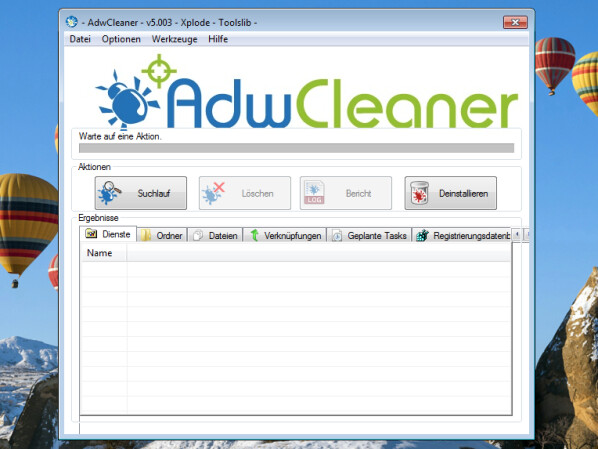 Der AdwCleaner entfernt unerwünschte Software wie Adware, Hijacker oder Toolbars.