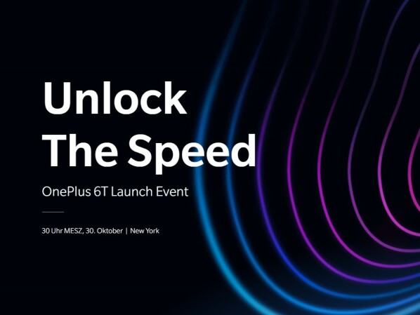 Das OnePlus 6T wird am 30. Oktober in New York vorgestellt.