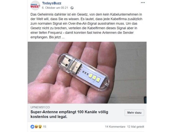 Diese "Super-Antenne" gibt es gar nicht.
