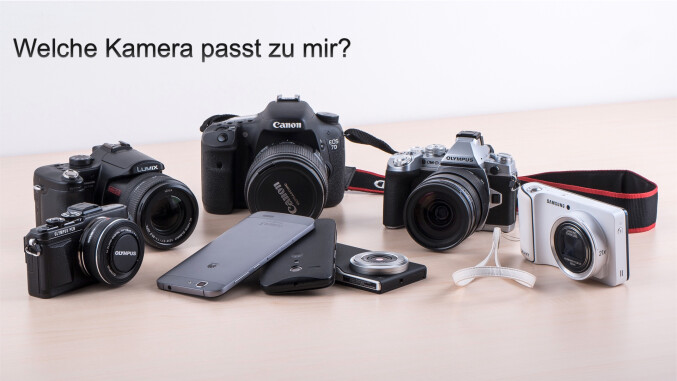 Digitalkameras für Privatanwender und ambitionierte Hobbyfotografen - alle Kameraklassen auf einem Blick: Vom Smartphone über Kompaktkamera bis hin zur Spiegelrefelxkamera.