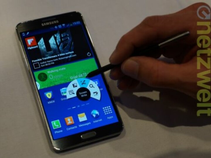 Air Command soll das Arbeiten mit dem Note 3 effizienter machen.