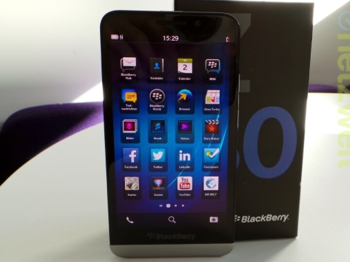 Das BlackBerry Z30 ist das neue Top-Modell des kanadischen Handyherstellers.