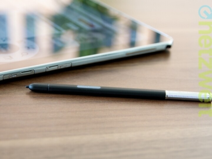 Der S-Pen gennante Stift ist nach Geschmack von netzwelt etwas zu dünn.