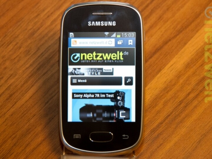 Das Samsung Galaxy Star läuft mit Android 4.1 Jelly Bean.