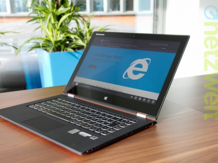 Der Schein trügt - denn das Lenovo Yoga 2 Pro beherrscht das Stellungsspiel wie kaum ein anderes Notebook.