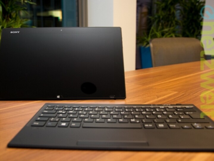 Sony bietet das Vaio Tap 11 mit schwarzem oder weißem Gehäuse an. Die abnehmbare Bluetooth-Tastatur dient bei Nichtgebrauch als Display-Schutz.