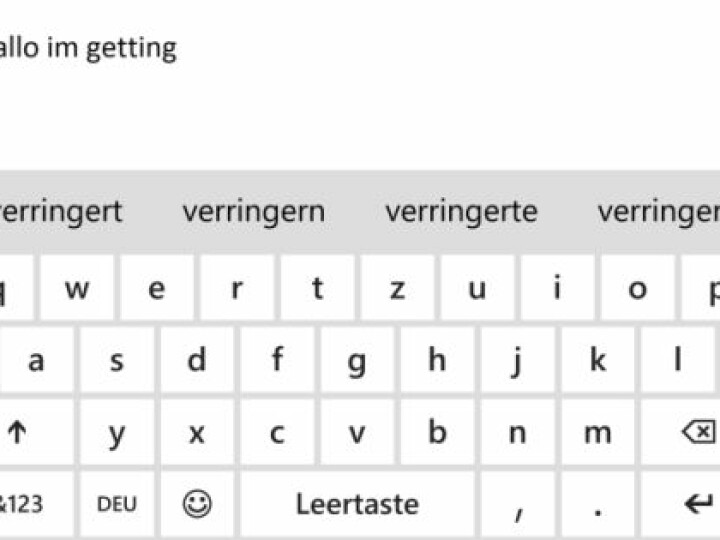 Windows Phone 8 ist nicht optimiert für die Nutzung im Querformat. Die virtuelle Tastatur nutzt nicht einmal den vollen Bildschirm.