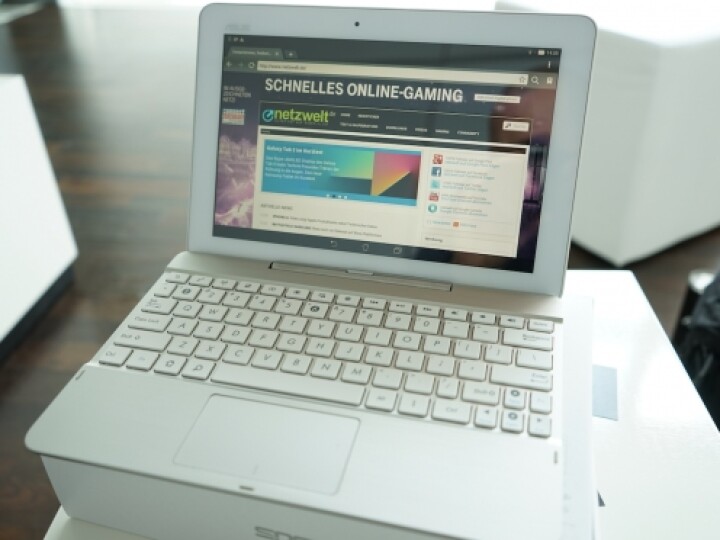 Ohne Schirm, dafür mit Charme angesichts des Preises: Asus Transformer Pad TF103C.