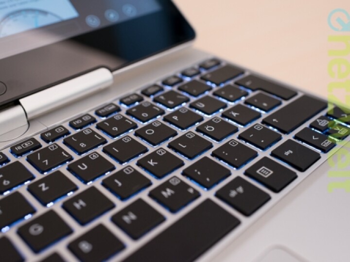 Subjektiv gefallen Druck und Hub der hintergrundbeleuchteten Tastatur.