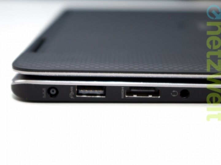 Zwei USB-Schnittstellen, ein HDMI-Ausgang und SD-Kartenleser: Damit kann man leben.