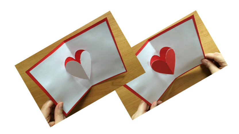 DIY - Valentinskarte mit 3D-Effekt selbst basteln - NETZWELT