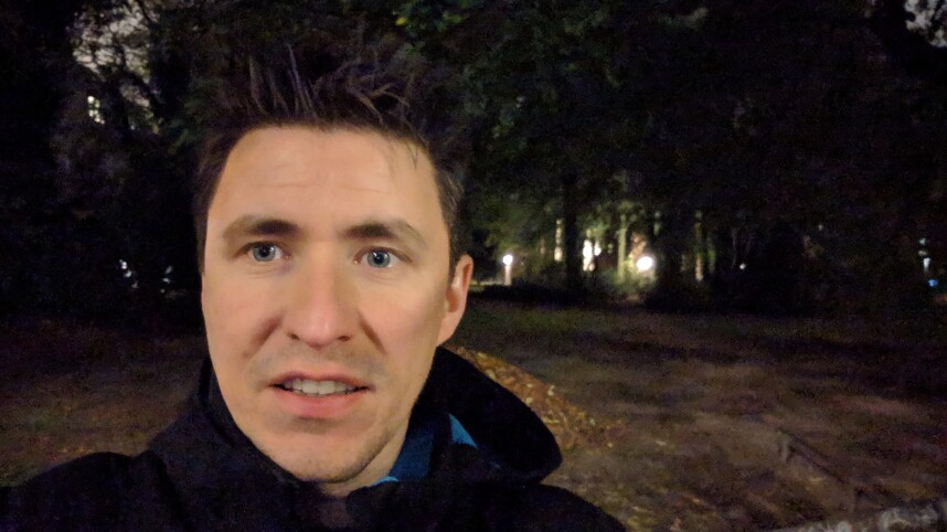 Selfie avec Night Sight sur le Pixel 3 XL "data-image-compare =" image