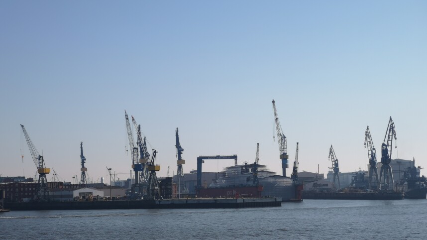 Port de Hambourg zoom 3x Huawei P20 Pro "data-image-compare =" image