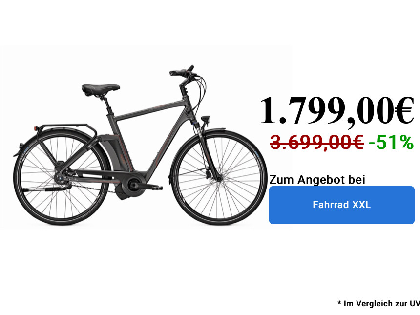 Kalkhoff includes Premium I8 on XXL bikes