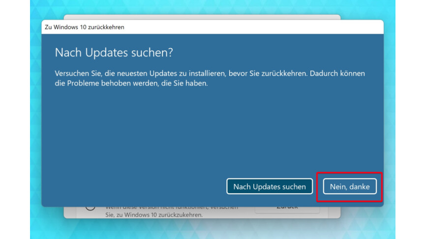 Windows 11 Deinstallieren So Gelingt Das Downgrade Auf Windows 10