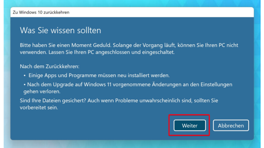 Windows Deinstallieren So Gelingt Das Downgrade Auf Windows