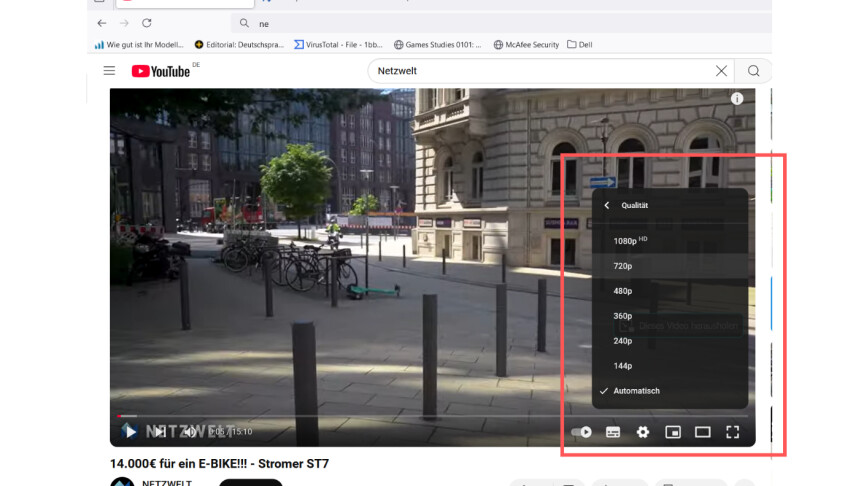 Mozilla Firefox - Qualität anpassen 3