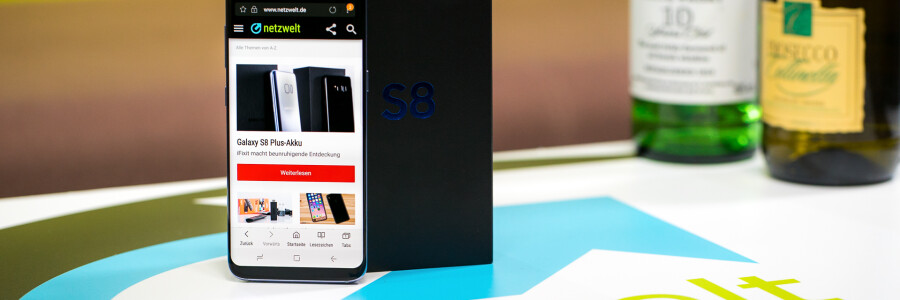 Samsung Galaxy S8 (Plus) in the test