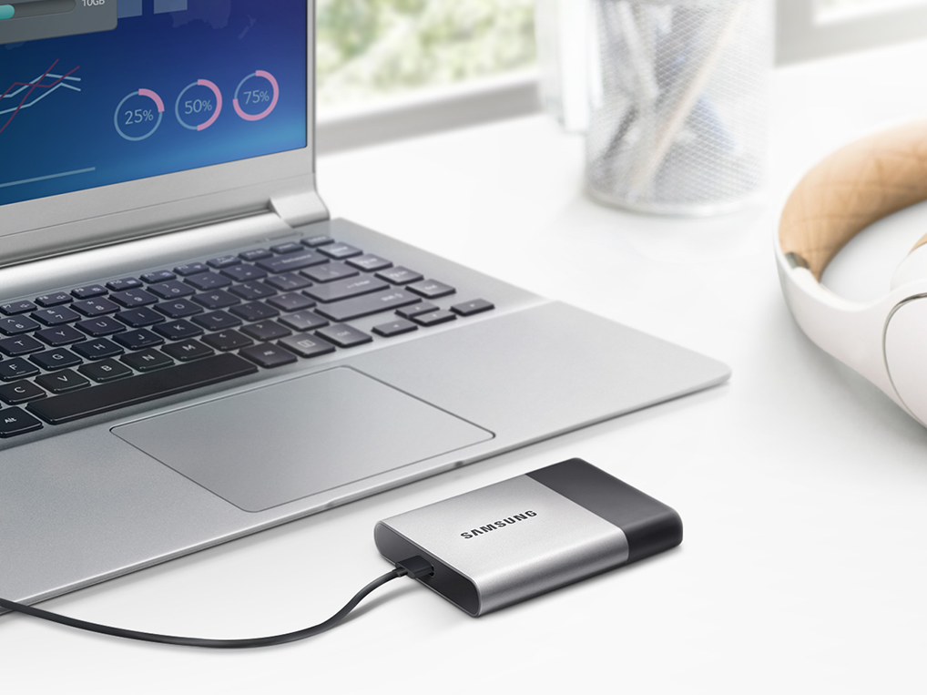 Samsung Solid State Drive Illustration