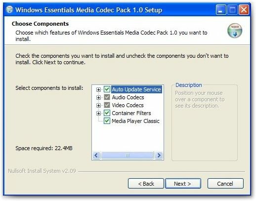 Windows Essentials Codec Pack Download - NETZWELT